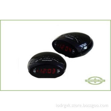 Snooze Tabletop Clock Radio , FM AM LED Alarm Digital Deskt